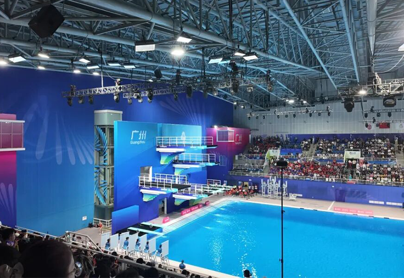 点亮全运会，ag亚游电源助力广东奥体中心游泳跳水馆照明升级